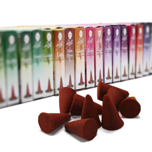 10pcs/box Natural Handmade Incense Cones